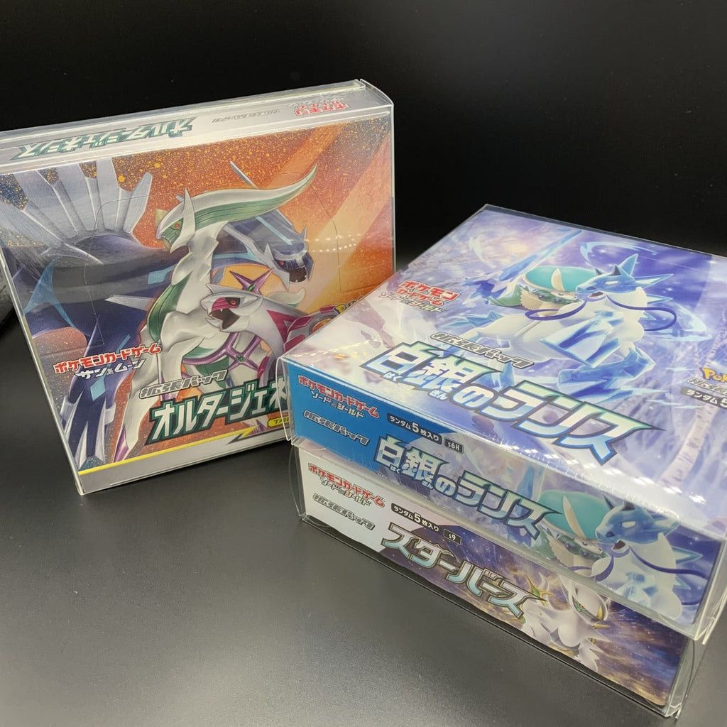 遊戯王・ポケモン　カードボックス用プラスチックケース・カバー保存箱50個セット